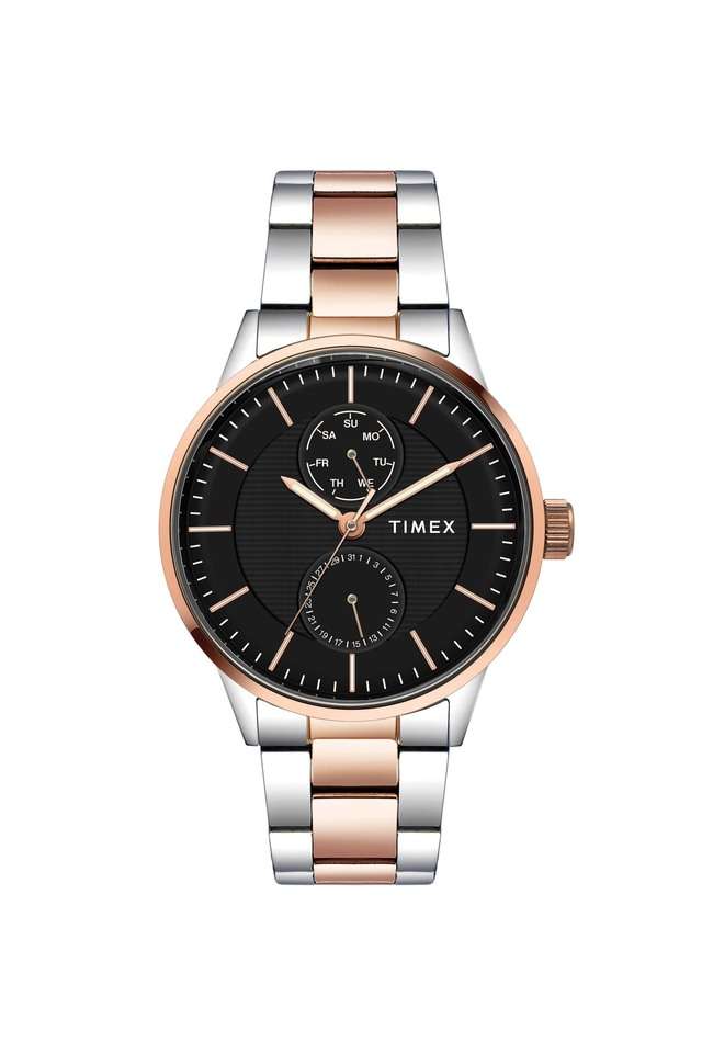 Mens-Black-Brass-Analog-Watch---TWEG19903