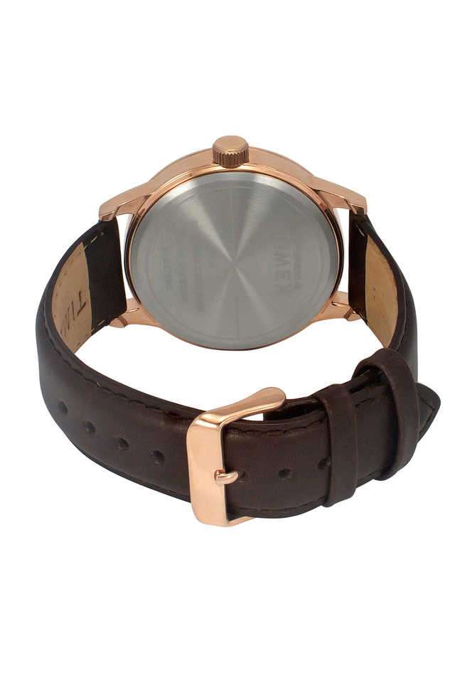 Fashion-23-Leather-White-Dial-44-mm-Analog-Watch-for-Men---TWEG19908