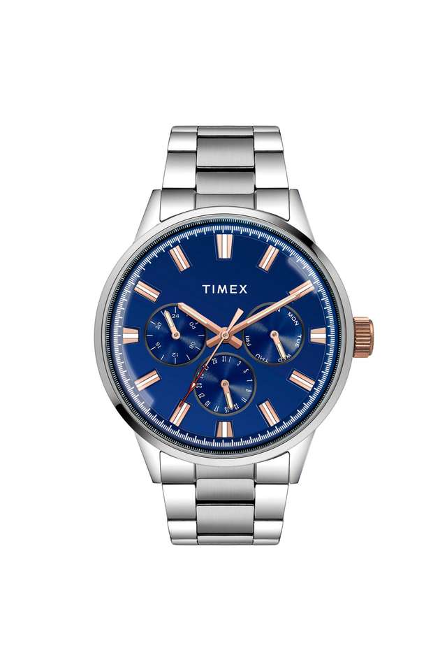 Fashion-23-Stainless-Steel-Blue-Dial-44-mm-Analog-Watch-for-Men---TWEG19909