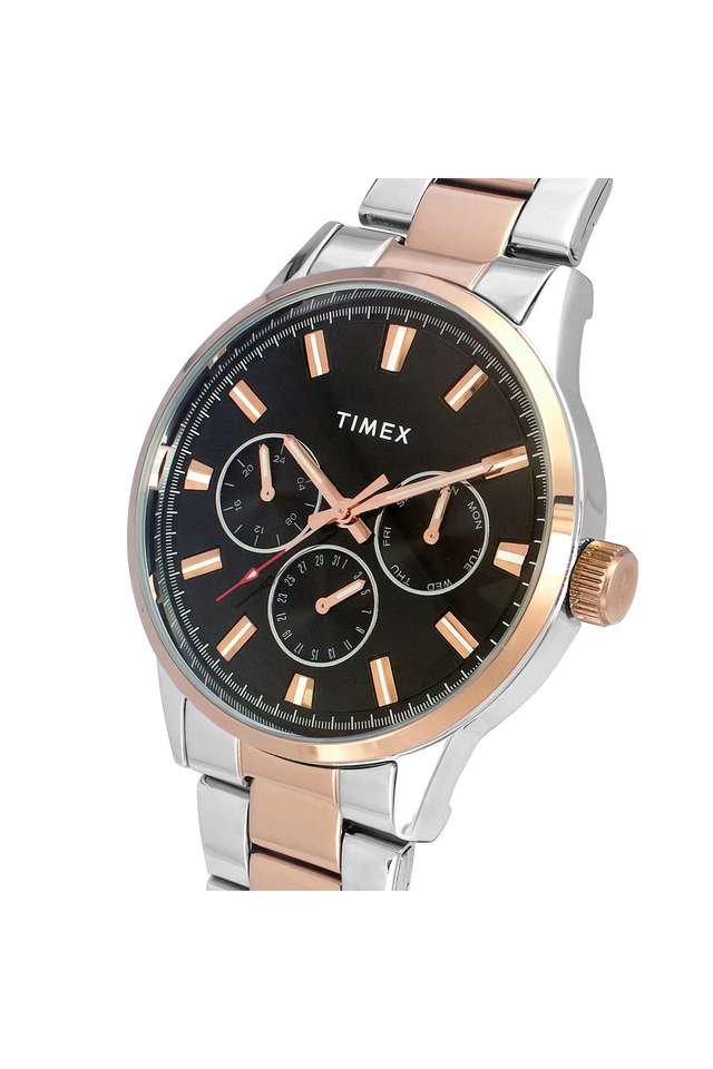 Fashion-23-Stainless-Steel-Black-Dial-44-mm-Analog-Watch-for-Men---TWEG19910