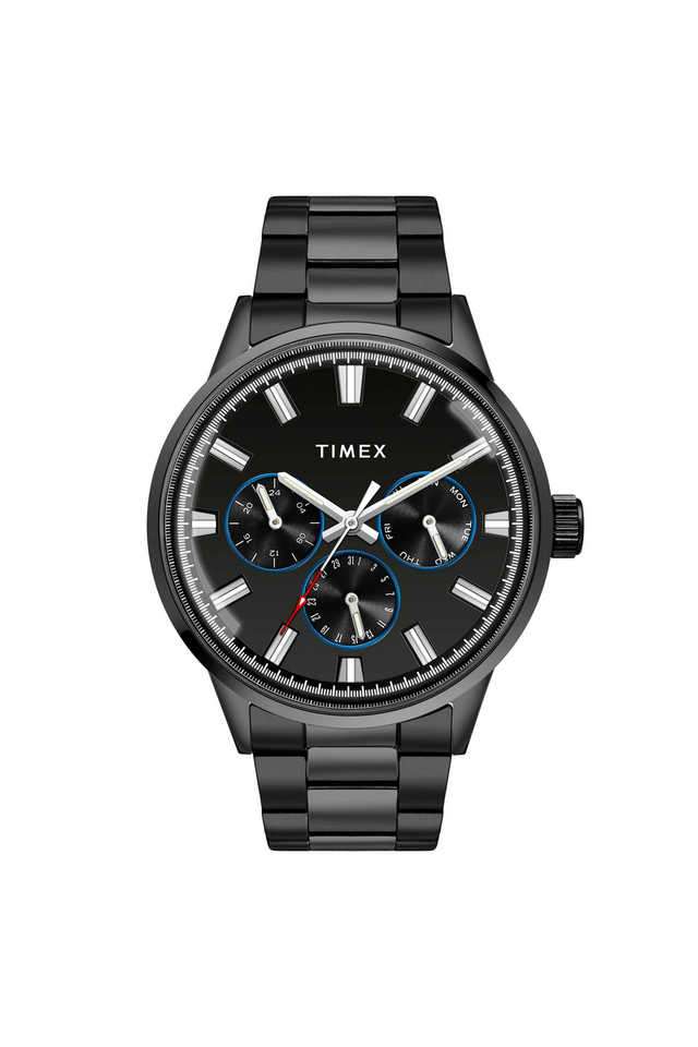 Fashion-23-Stainless-Steel-Black-Dial-44-mm-Analog-Watch-for-Men---TWEG19911