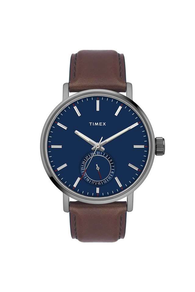 Buy Timex NoColour Mens Blue Brass Analog Watch TWEG20003