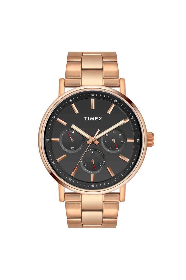 Fashion-23-Stainless-Steel-Black-Dial-43-mm-Analog-Watch-for-Men---TWEG20018