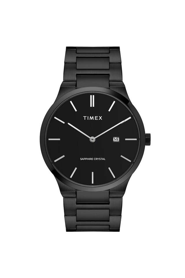 E-Class-41-mm-Black-Dial-Stainless-Steel-Binary-Watch-For-Men---TWEG23603