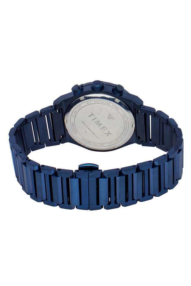 Men-E-Class-Watch-with-Blue-Dial-and-Blue-Stainless-Steel-Bracelet---TWEG24801