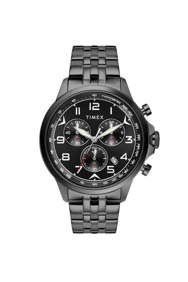 Men-E-Class-Watch-with-Black-Dial-and-Black-Stainless-Steel-Bracelet---TWEG25103