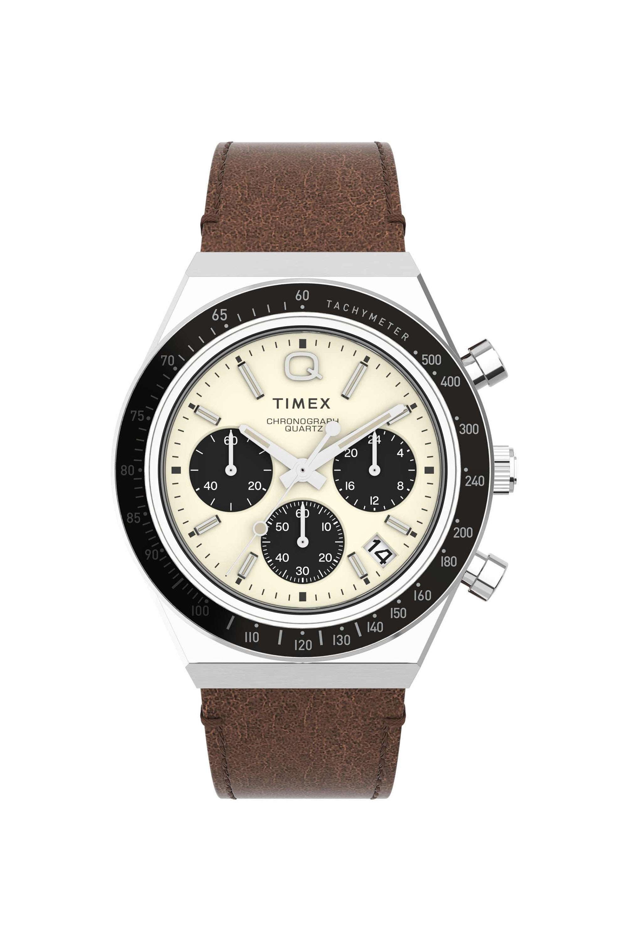 42-mm-Quartz-Chronograph-Watch-for-Men---Beige-Dial-with-Brown-Leather-Strap-(TWEG26401)