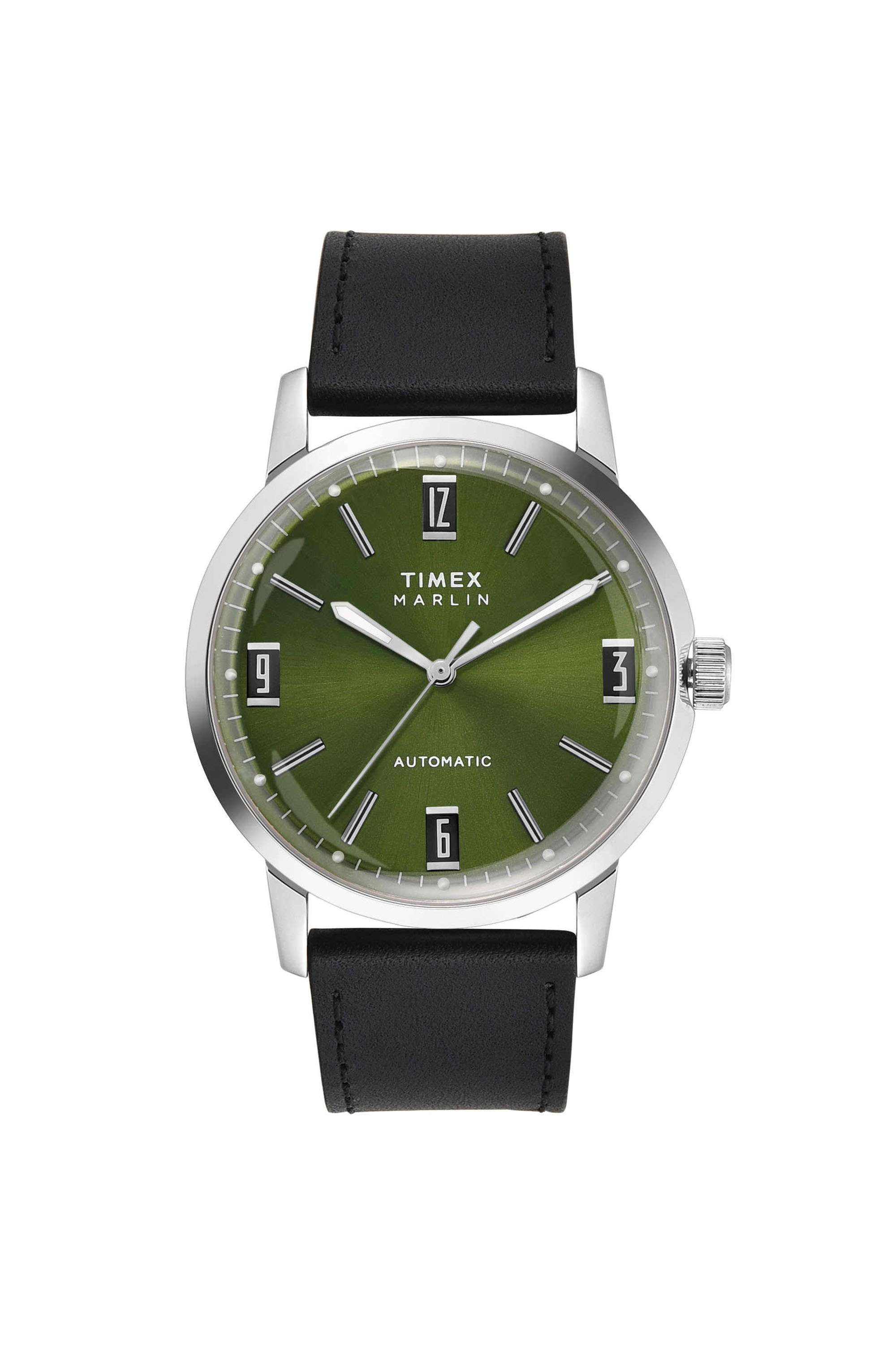 42-mm-Automatic-Analogue-Watch-for-Men---Green-Dial-with-Black-Leather-Strap-(TWEG26700)