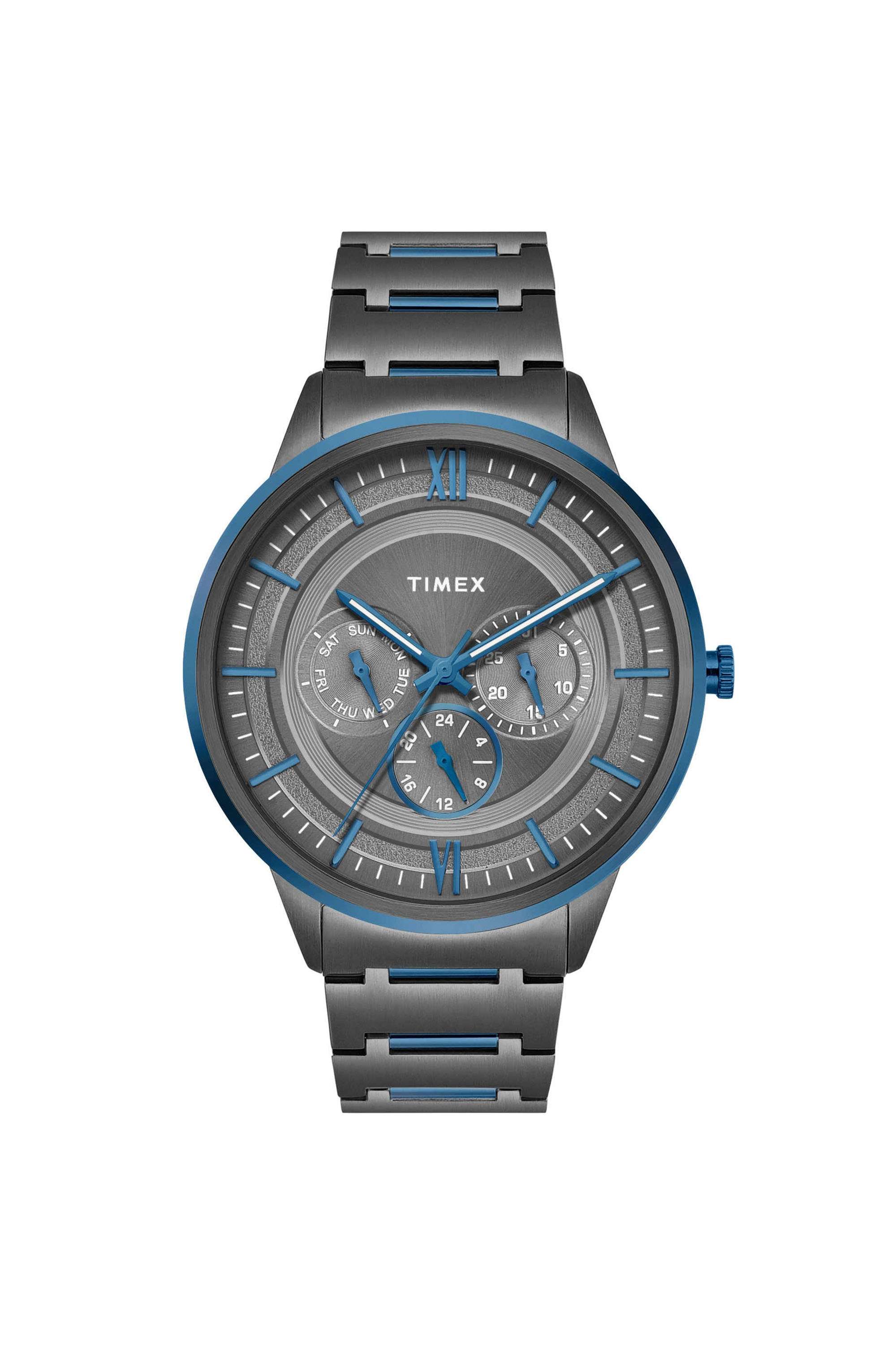 42-mm-Quartz-Analogue-Watch-for-Men---Grey-Dial-with-Two-Tone-Metal-Strap-(TWEG28003)