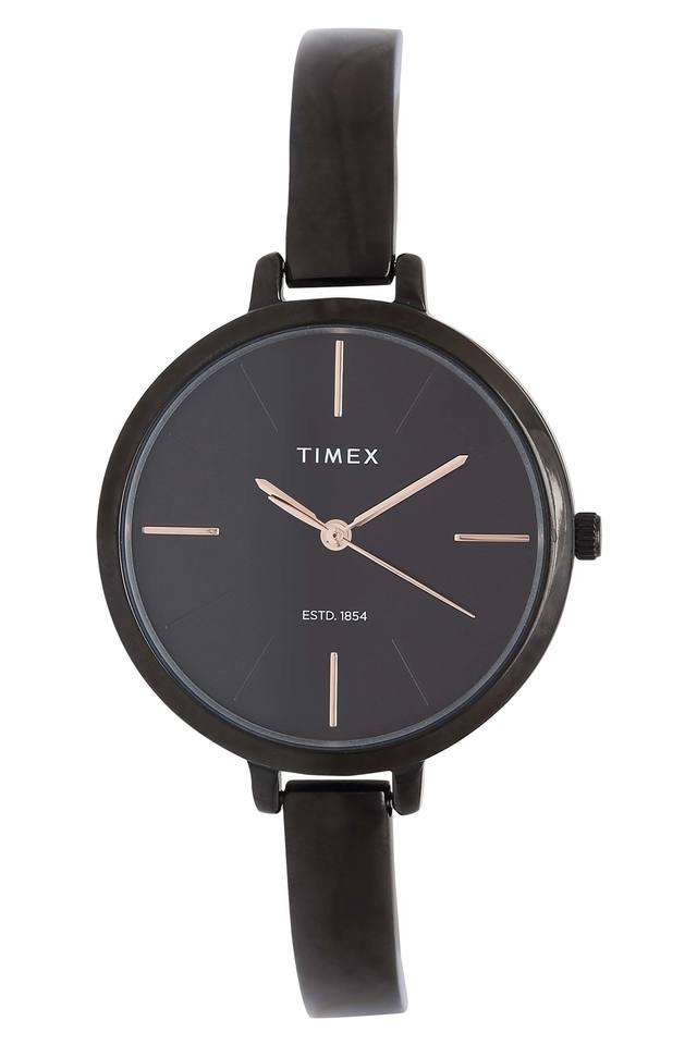 Womens-Black-Dial-Analogue-Watch---TWEL12815