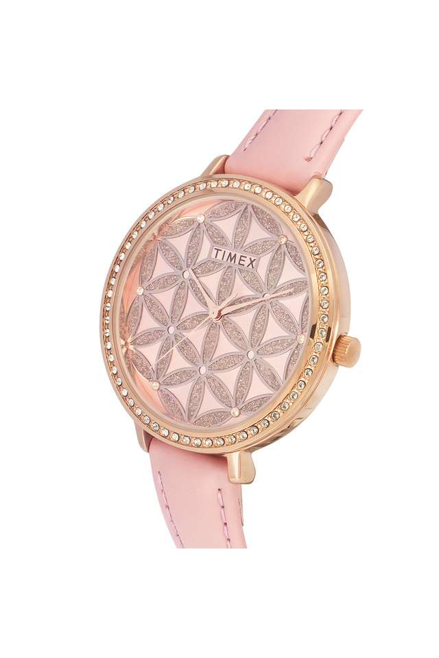 Fashion-23-Leather-Pink-Dial-38-mm-Analog-Watch-for-Men---TWEL14707