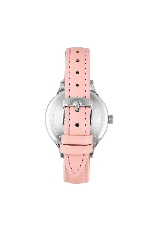 Fashion-36-mm-Silver-Dial-Leather-Binary-Watch-For-Women---TWEL14822