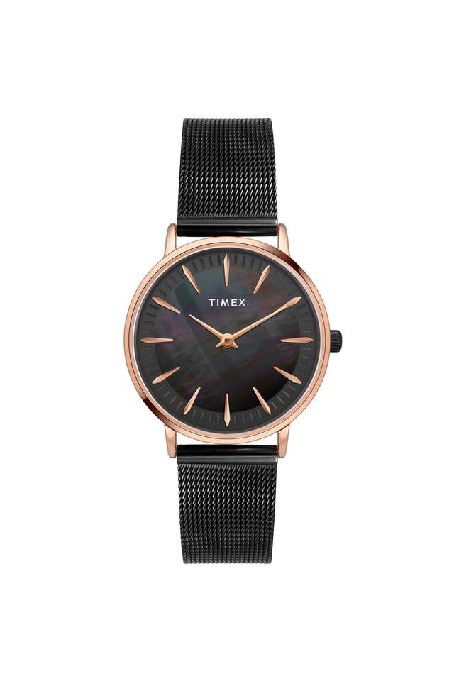 Fashion-23-Stainless-Steel-Mother-of-Pearl-(Black)-Dial-32-mm-Analog-Watch-for-Men---TWEL15608