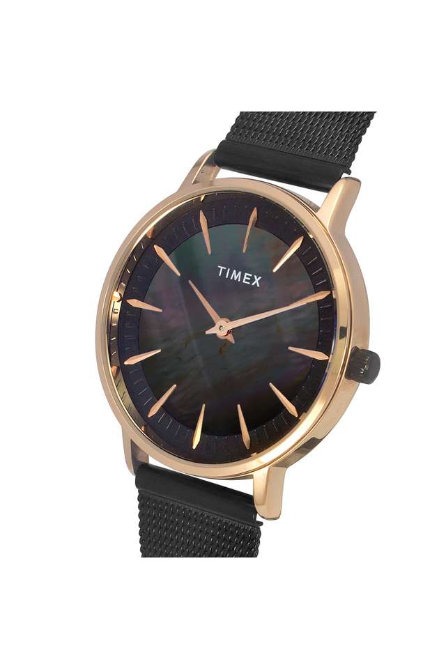 Fashion-23-Stainless-Steel-Mother-of-Pearl-(Black)-Dial-32-mm-Analog-Watch-for-Men---TWEL15608