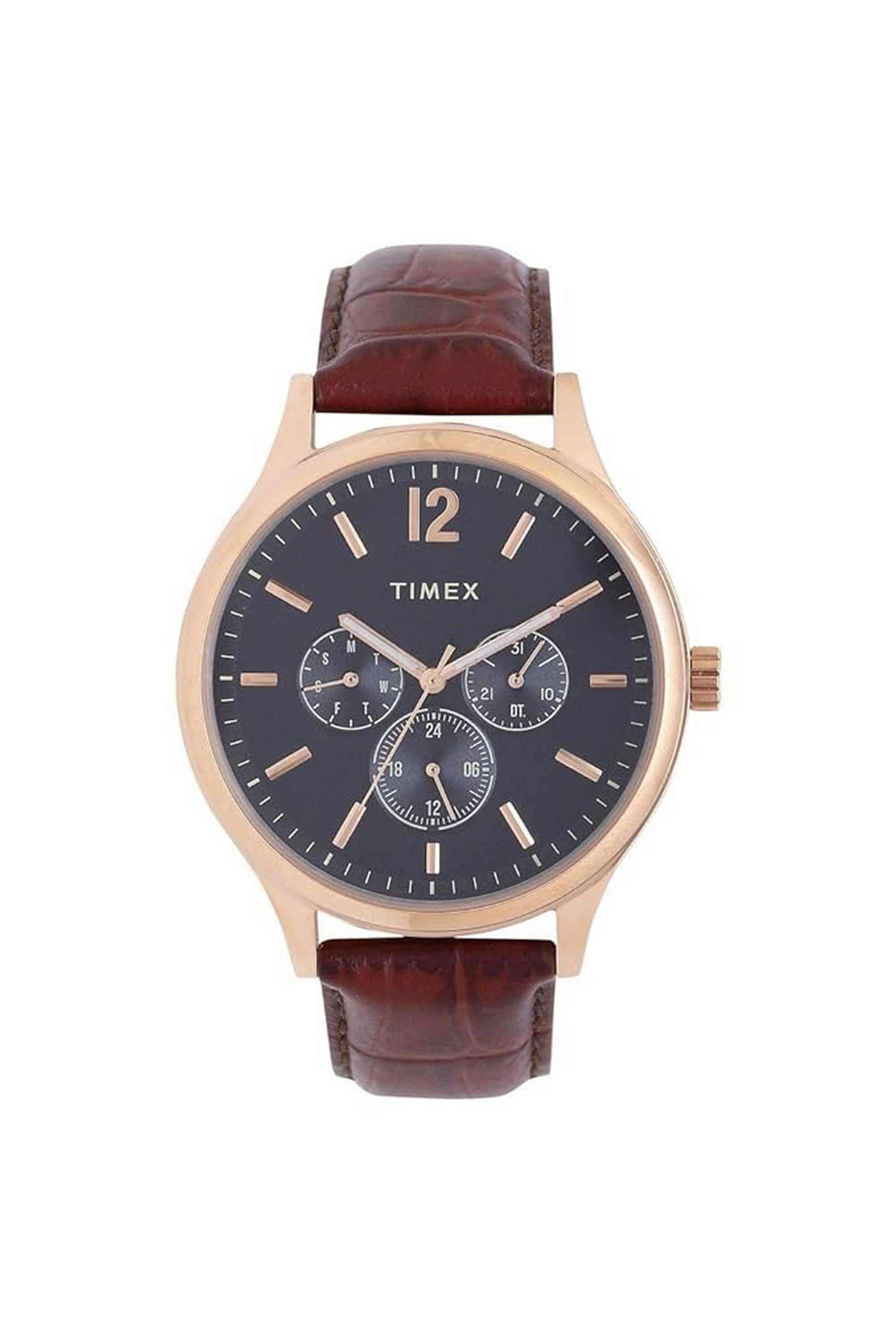 Fria-Women-s-29-mm-Quartz-Analogue-Watch---Blue-Dial-with-Blue-Brass-Strap-(TWEL18404)