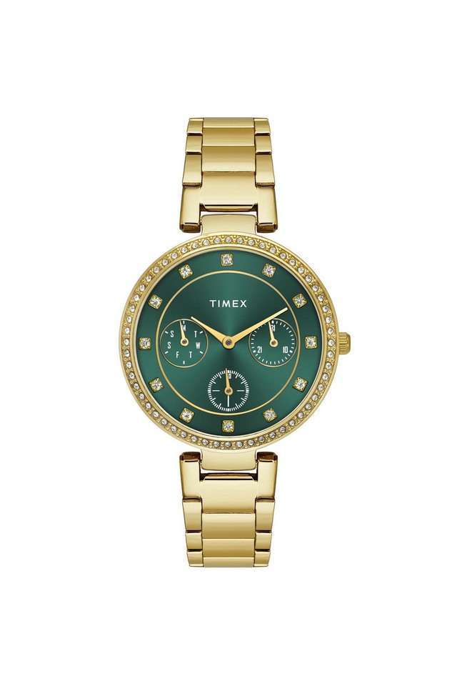 Neferiti-35-mm-Green-Dial-Stainless-Steel-Analogue-Watch-For-Women---TWEL18700