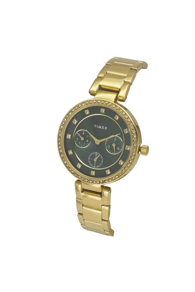 Neferiti-35-mm-Green-Dial-Stainless-Steel-Analogue-Watch-For-Women---TWEL18700