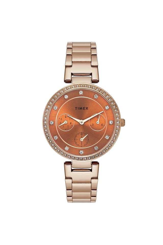 Neferiti-35-mm-Orange-Dial-Stainless-Steel-Analogue-Watch-For-Women---TWEL18701
