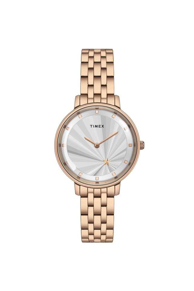 Polaris-34-mm-Silver-Dial-Stainless-Steel-Analogue-Watch-For-Women---TWEL19102