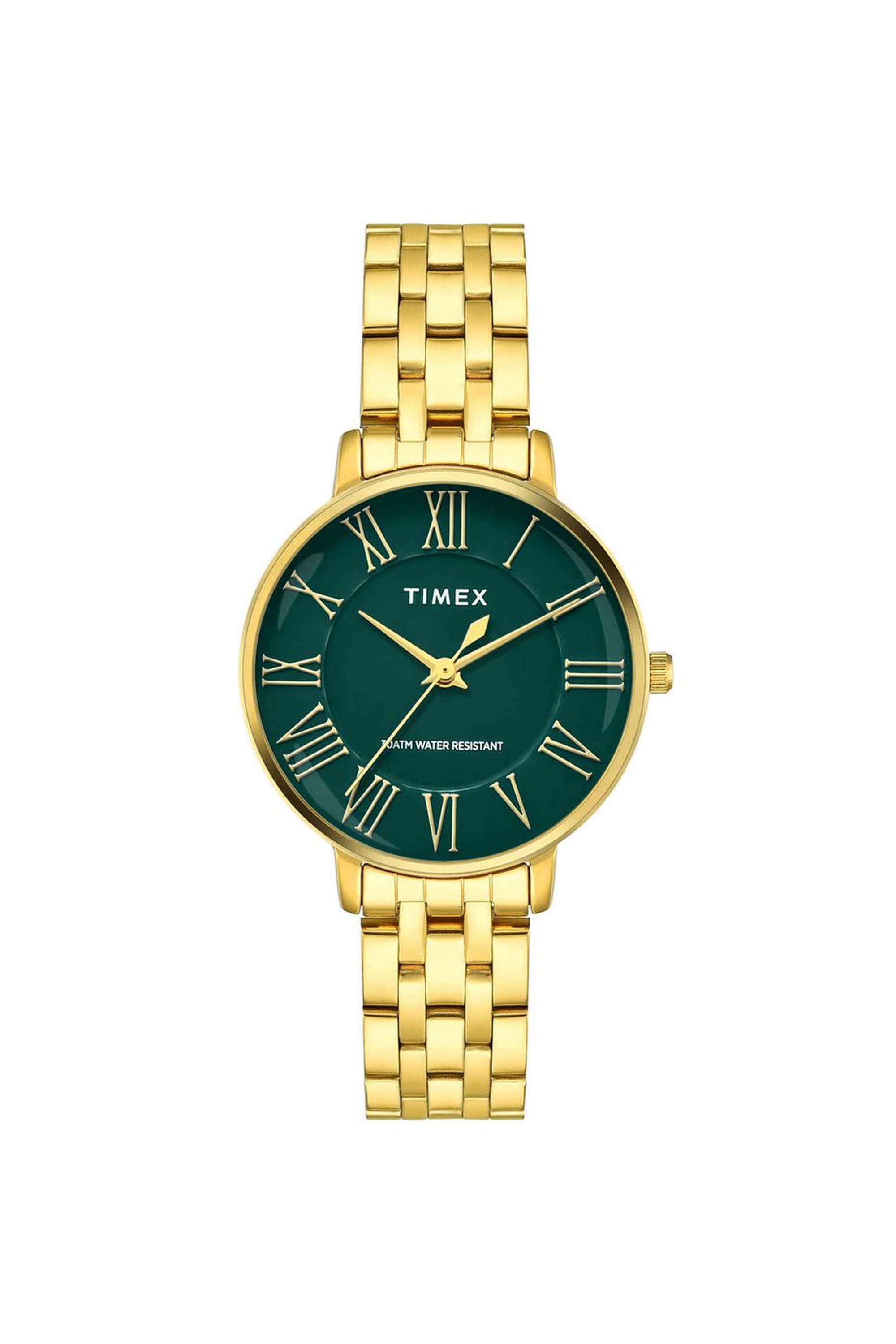 34-mm-Green-Dial-Stainless-Steel-Analogue-Watch-For-Women---TWEL19106