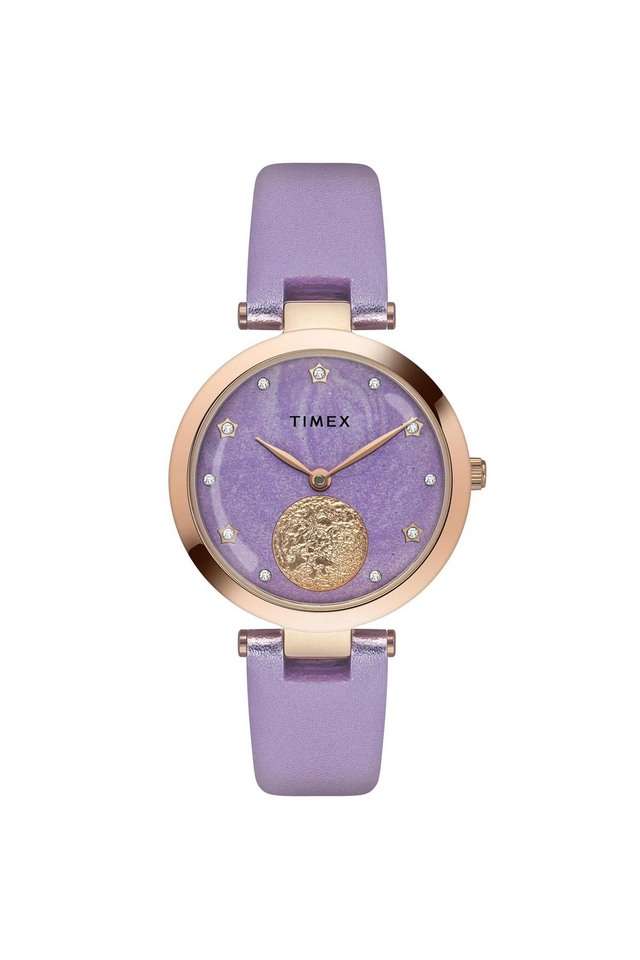 Luna-32.6-mm-Lavender-Dial-Leather-Analogue-Watch-For-Women---TWEL19200