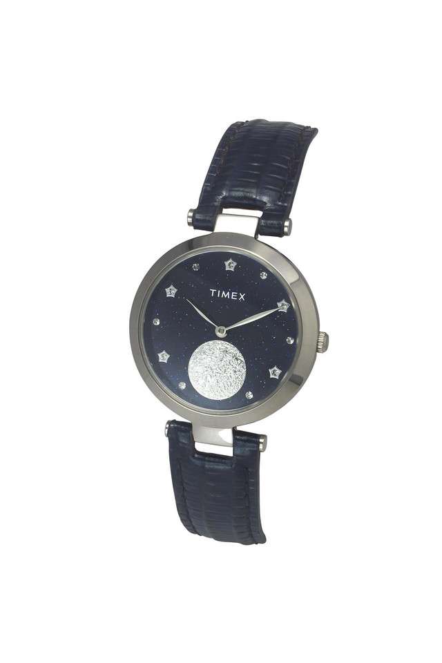 Luna-32.6-mm-Blue-Dial-Leather-Analogue-Watch-For-Women---TWEL19202
