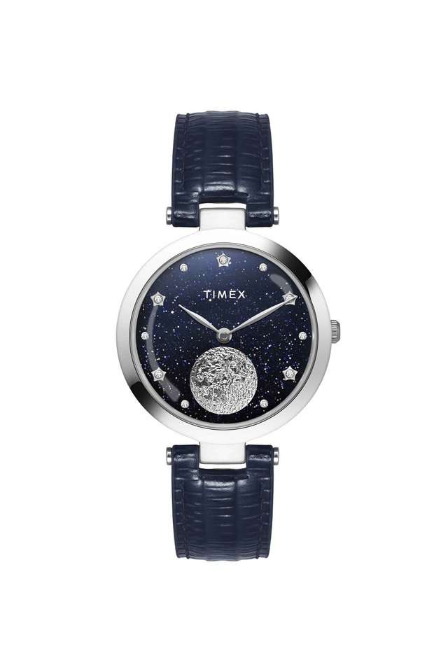 Luna-32.6-mm-Black-Dial-Leather-Analogue-Watch-For-Women---TWEL19203