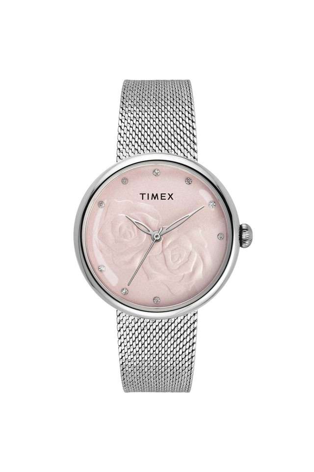 36-mm-Pink-Dial-Stainless-Steel-Analogue-Watch-For-Women---TWEL19300