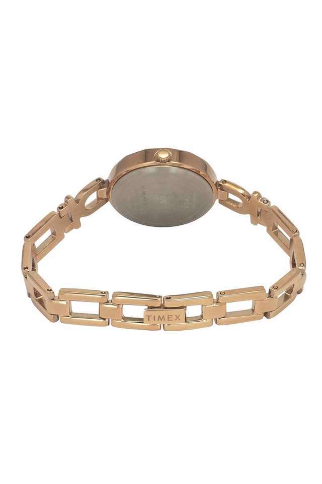 Women-Fria-watch-with-Blue-Dial-and-Rose-Gold-Brass-Bracelet---TWEL19901