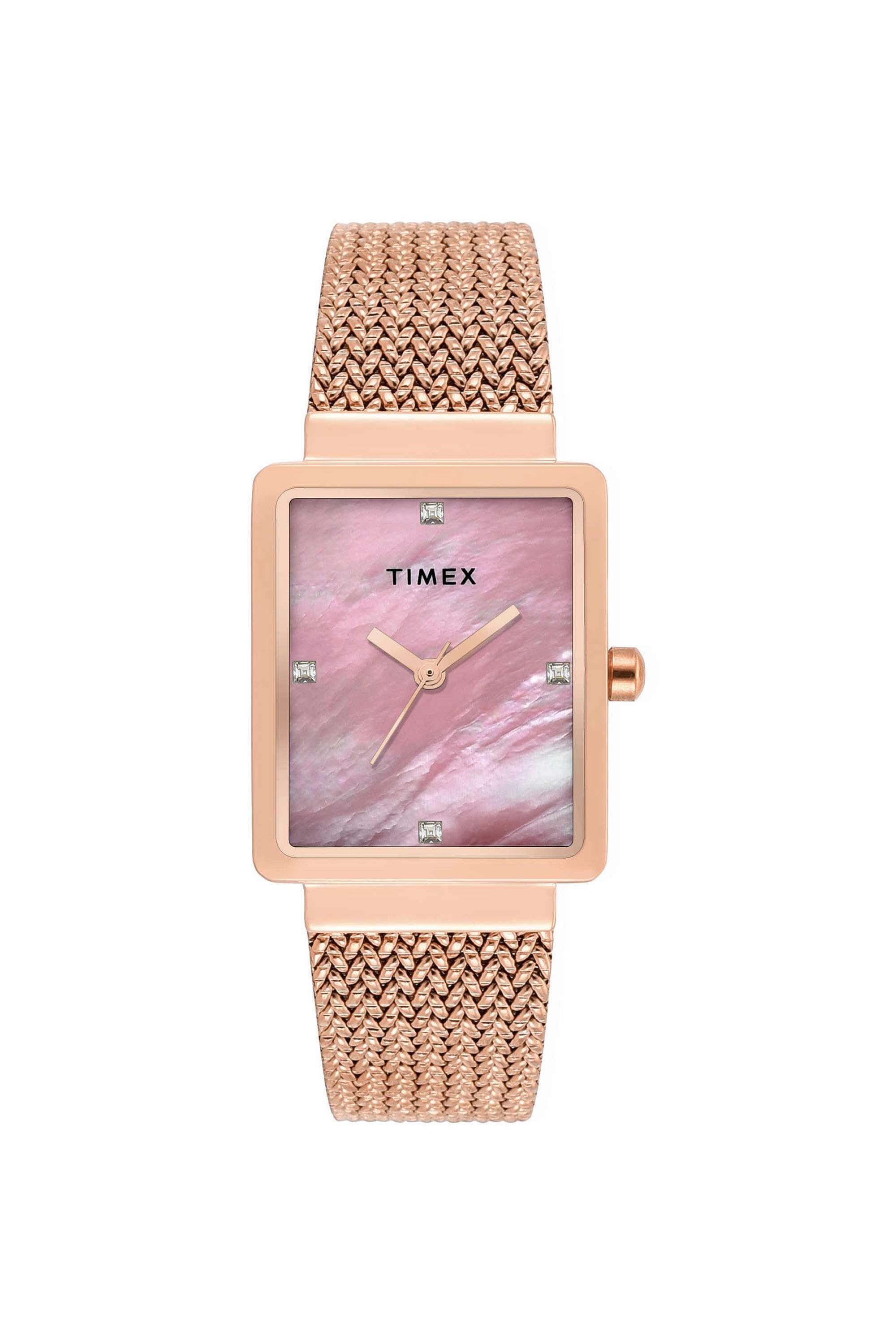 25.5-mm-Quartz-Analogue-Watch-For-Women---Rose-Gold-Dial-with-Rose-Gold-Stainless-Steel-Strap-(TWEL20704)