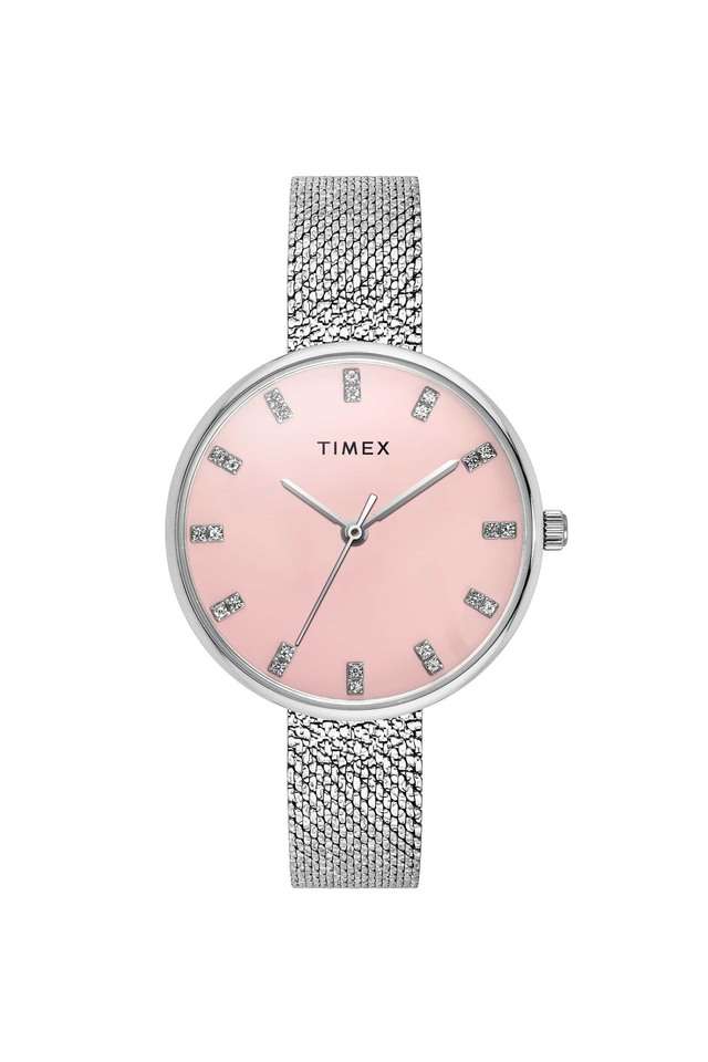 32-mm-Pink-Dial-Stainless-Steel-Analogue-Watch-For-Women---TWEL21500