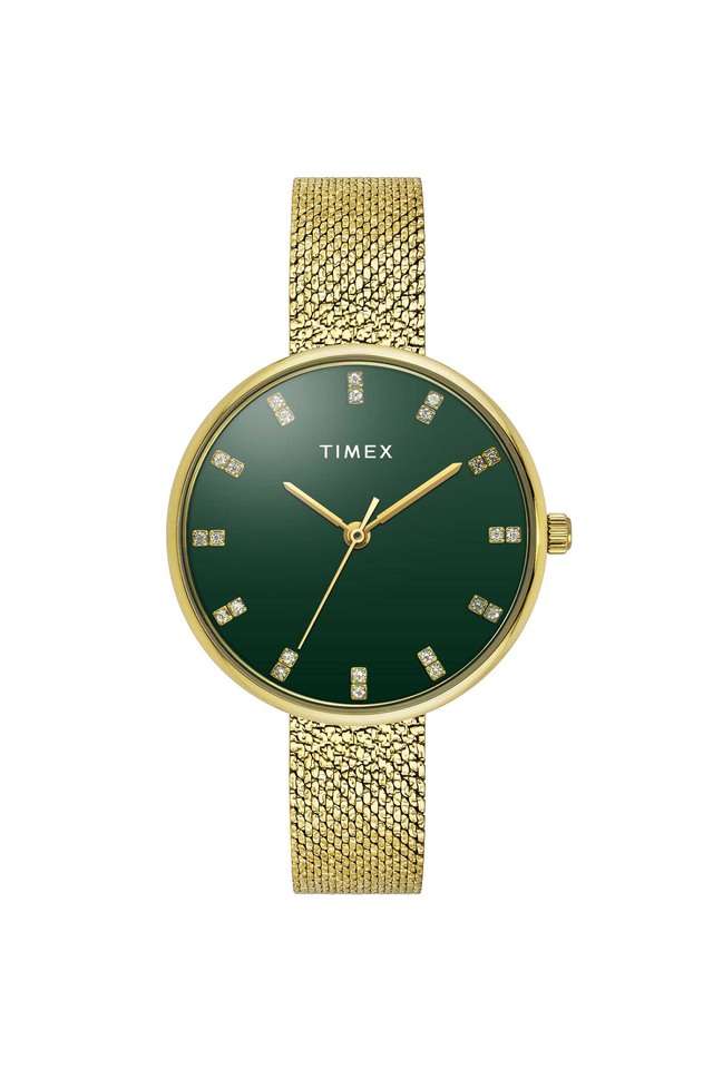32-mm-Green-Dial-Stainless-Steel-Analogue-Watch-For-Women---TWEL21501