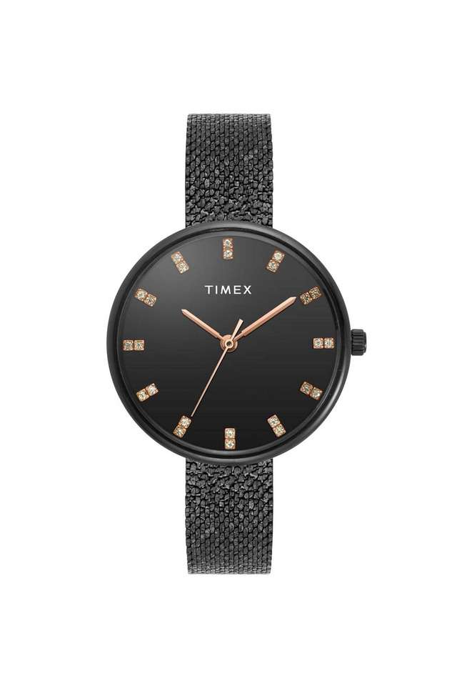 32-mm-Black-Dial-Stainless-Steel-Analogue-Watch-For-Women---TWEL21503