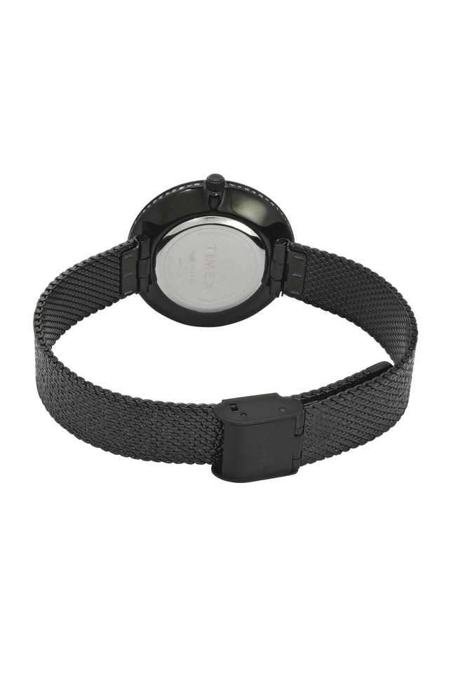 32-mm-Black-Dial-Stainless-Steel-Analogue-Watch-For-Women---TWEL21503