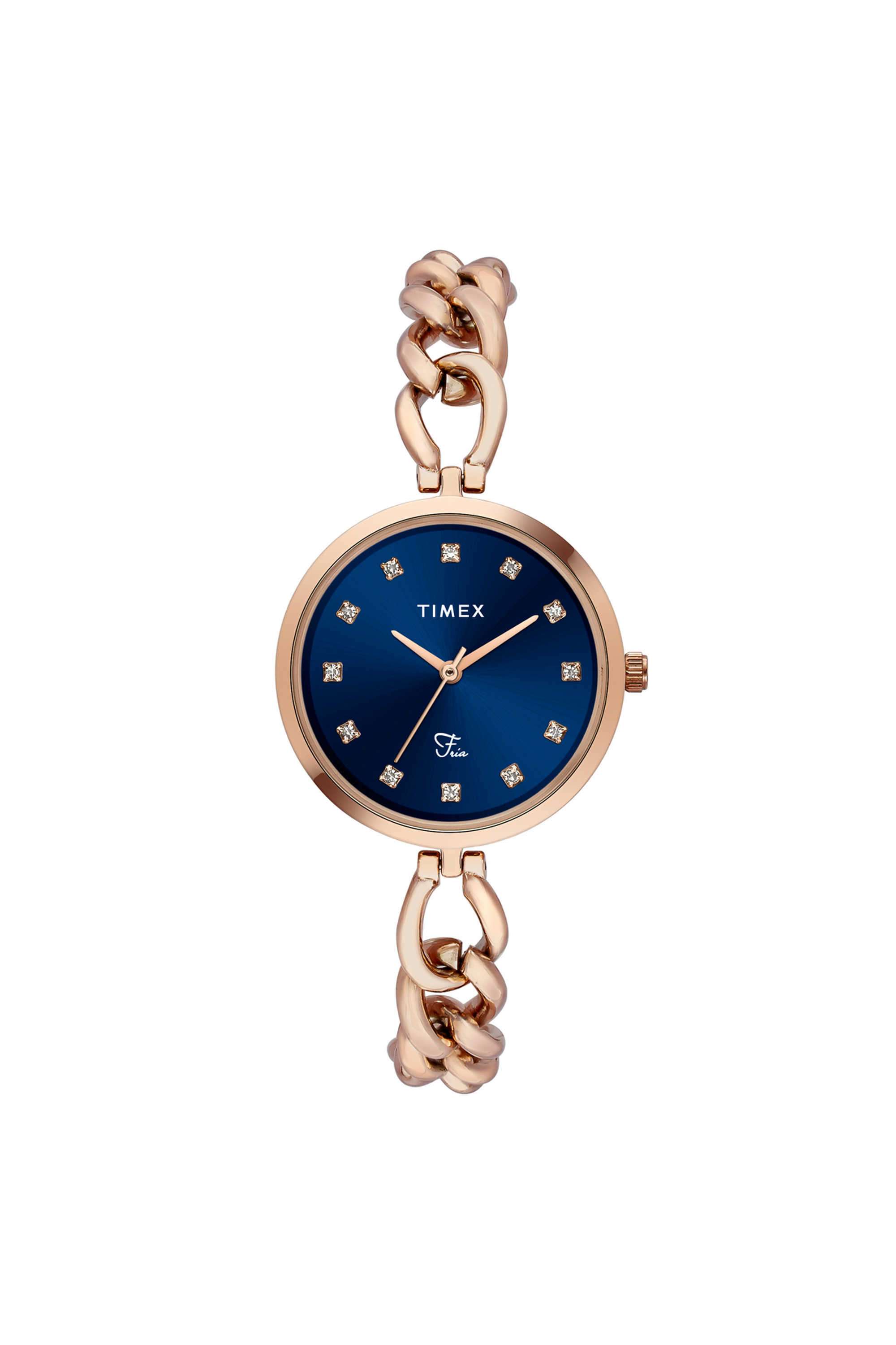 Fria-Blue-Dial-Metal-Analogue-Watch-For-Women---TWEL23802