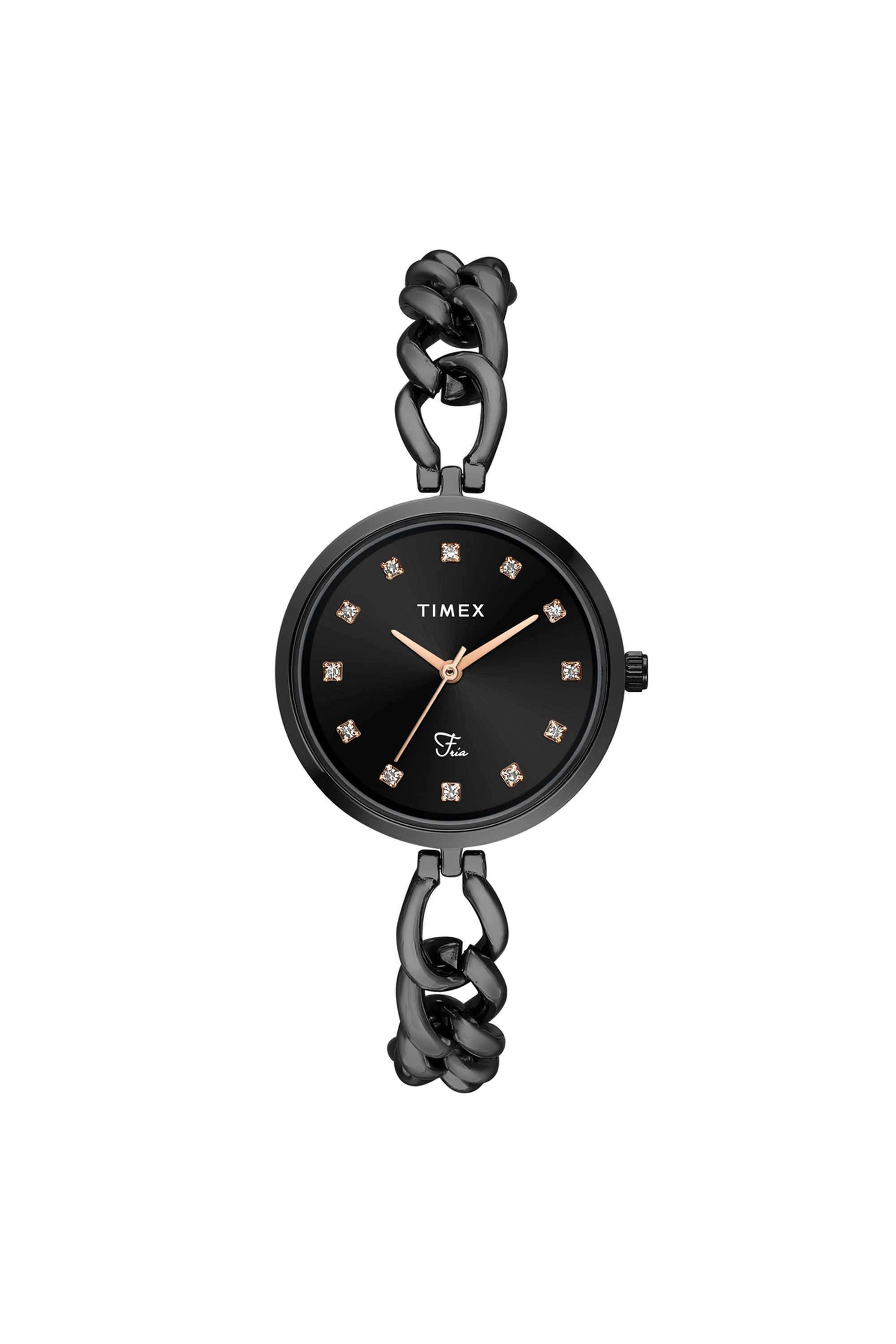 Fria-Black-Dial-Metal-Analogue-Watch-For-Women---TWEL23804