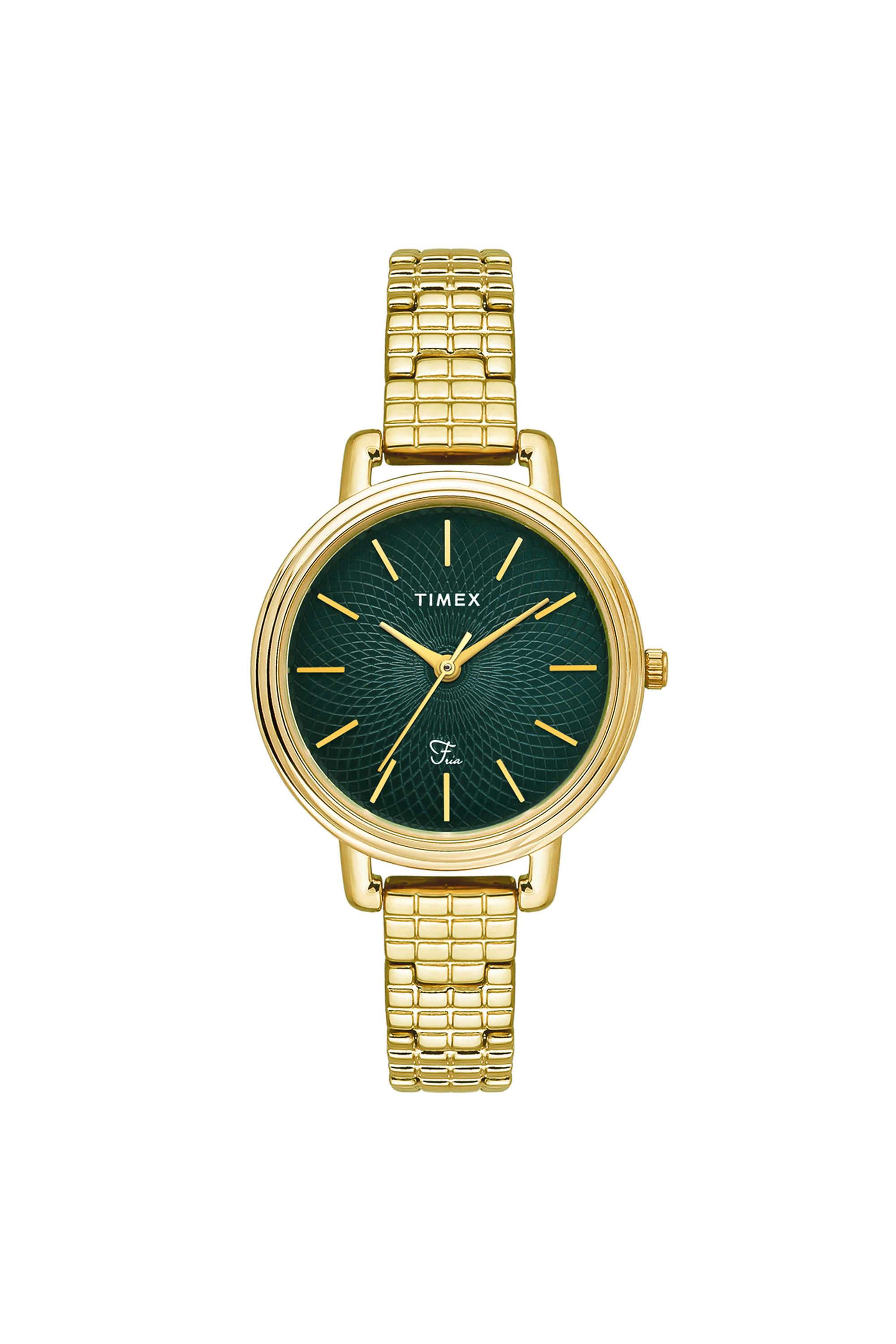 Fria-Green-Dial-Metal-Analogue-Watch-For-Women---TWEL23900
