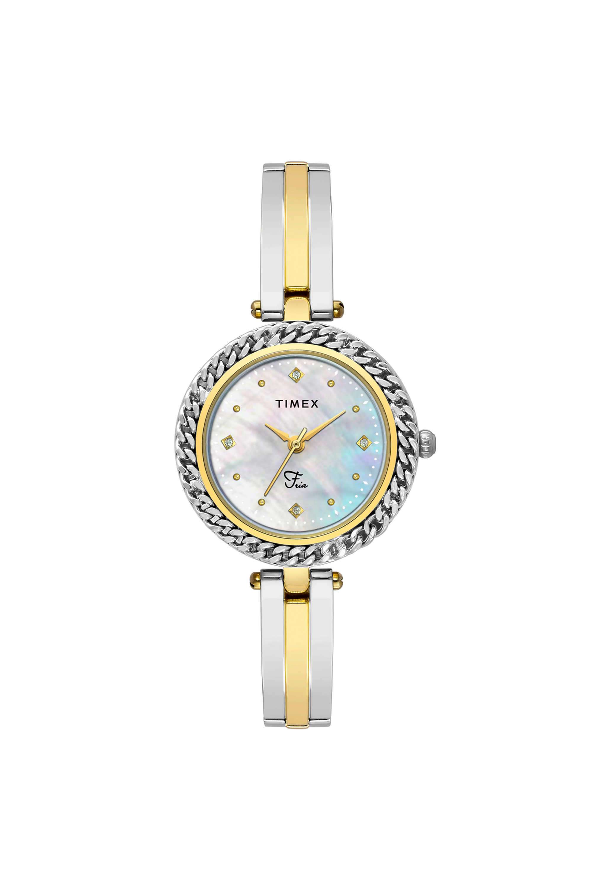 Fria-Mother-of-Pearl-Dial-Metal-Analogue-Watch-For-Women---TWEL24101