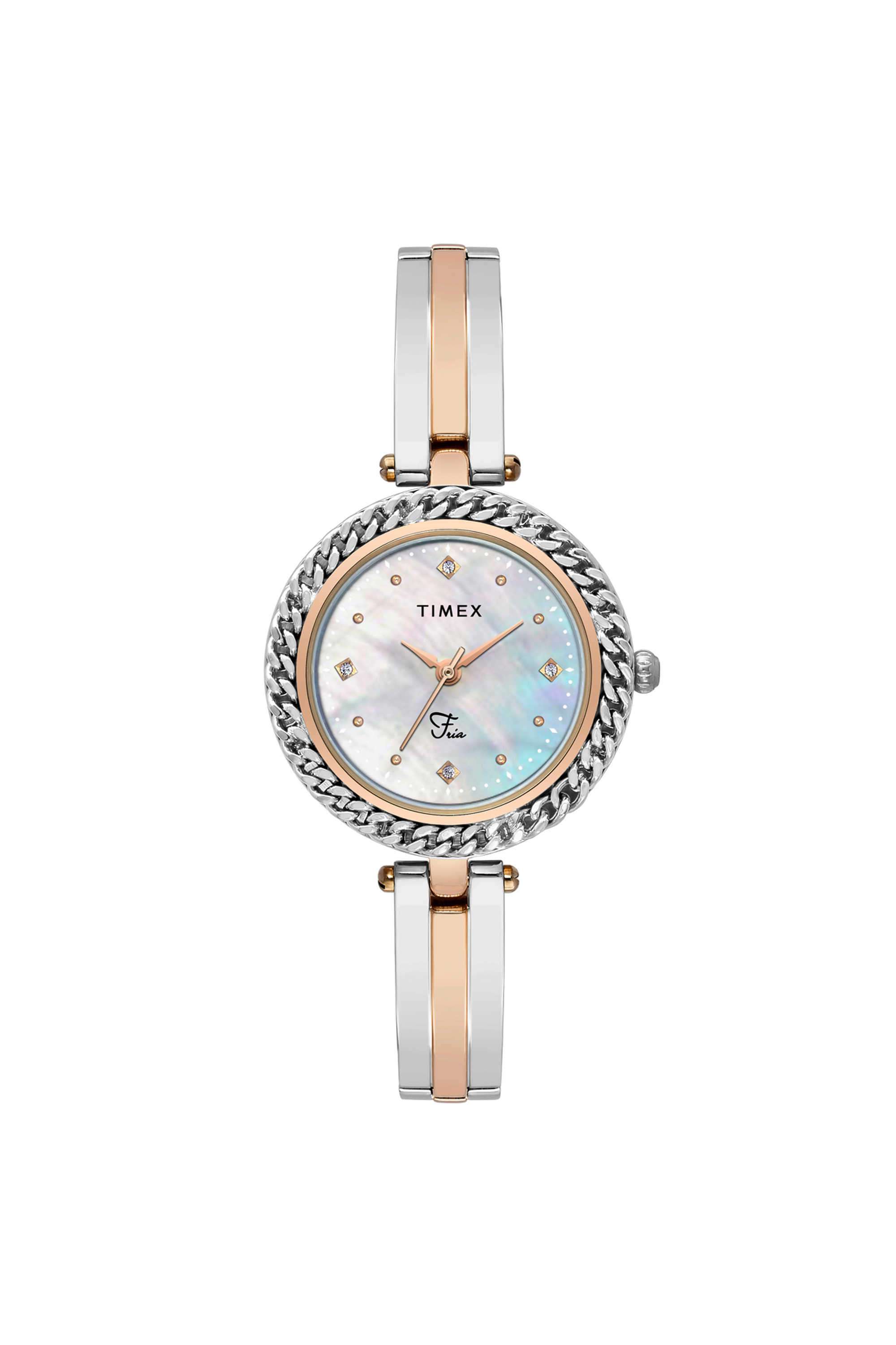 Fria-Mother-of-Pearl-Dial-Metal-Analogue-Watch-For-Women---TWEL24102