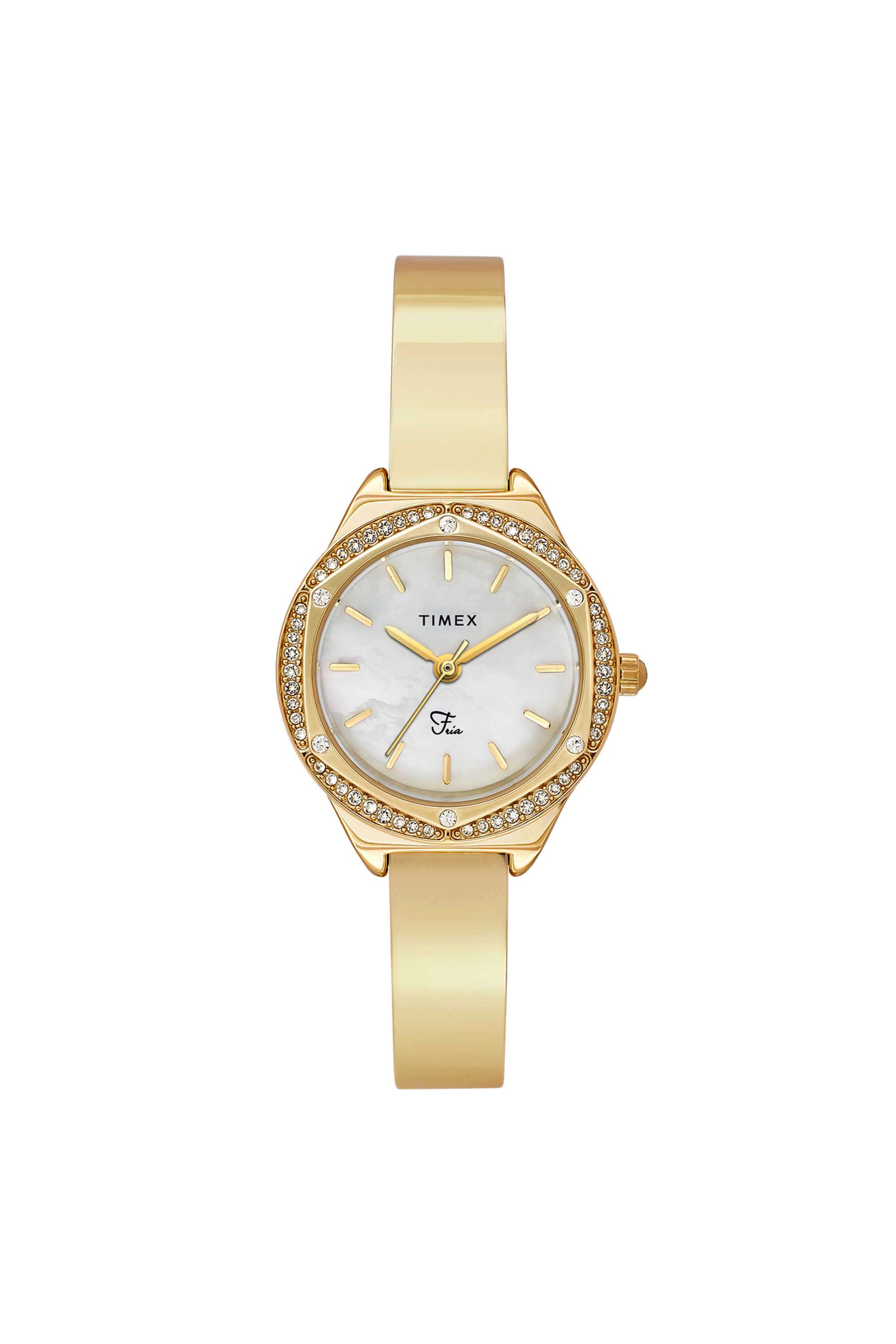 Fria-Mother-of-Pearl-Dial-Metal-Analogue-Watch-For-Women---TWEL24202
