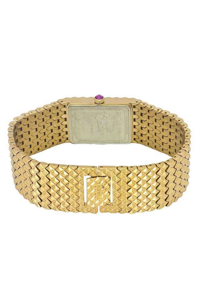 Women-Fria-watch-with-Mother-of-Pearl-Dial-and-Gold-tone-Stainless-Steel-Bracelet---TWEL77706