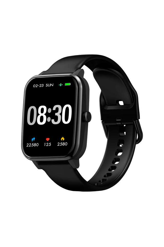 Unisex-44x37-mm-Fit-2.0-Square-Calling-Black-Dial-Silicone-Digital-Watch---TWTXW204T