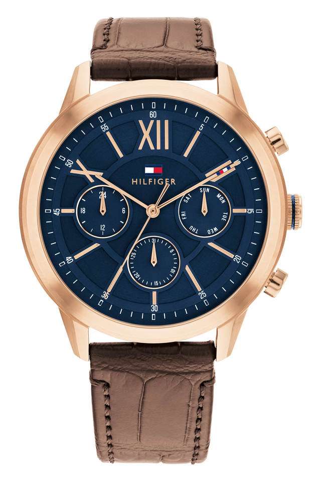 Morrison-44-mm-Quartz-Blue-Dial-Leather-Analog-Watch-for-Men