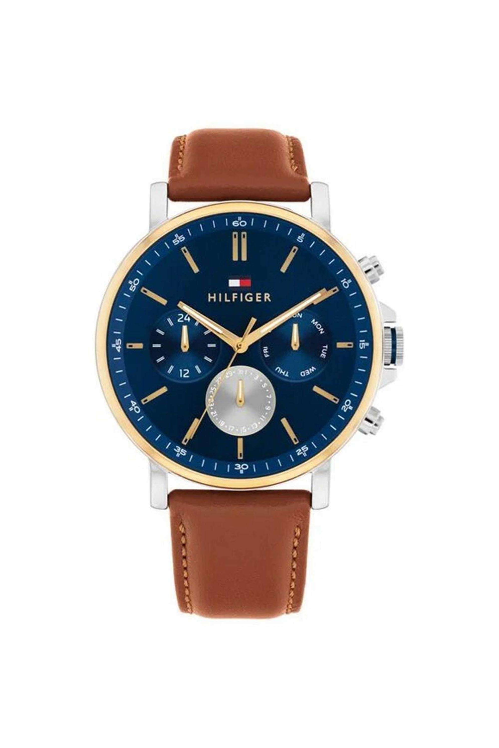 Tyson-44-mm-Blue-Dial-Leather-Analogue-Watch-For-Men---TH1710703