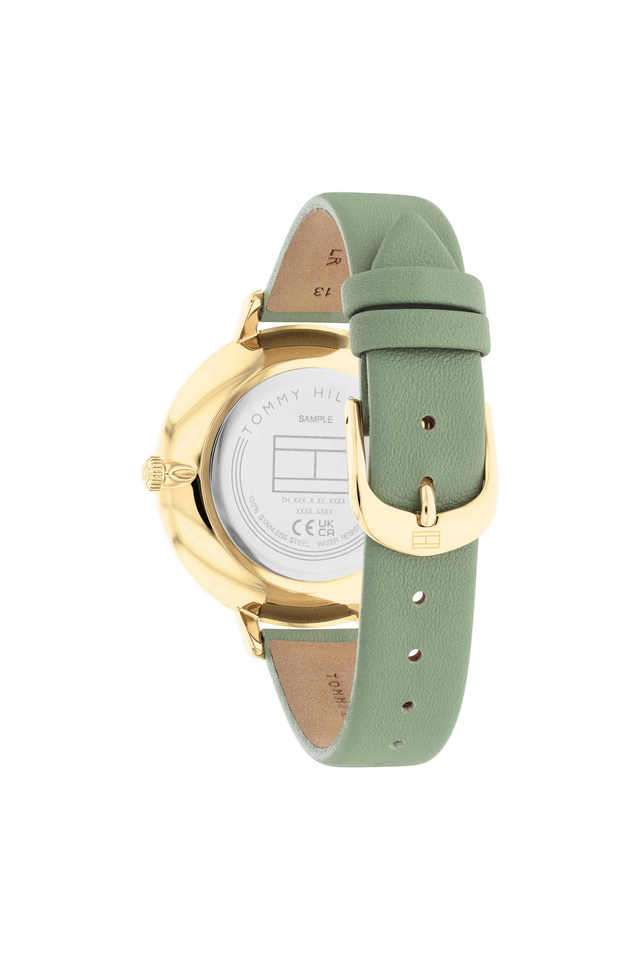 Florence-Women-s-38-mm-Quartz-Analog-Watch---Green-Dial-With-Green-Leather-Strap-(TH1782583)