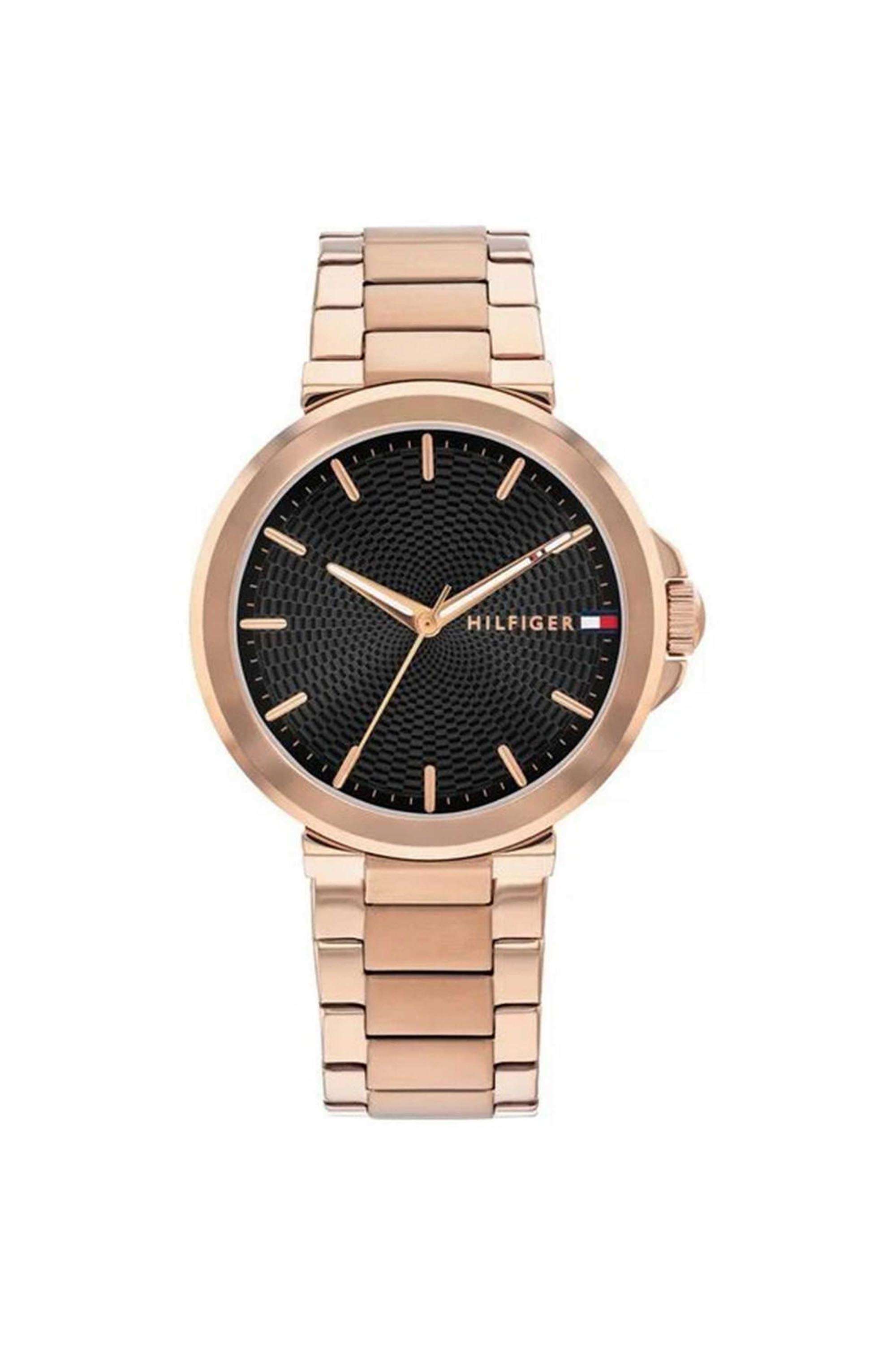 Lori-34-mm-Black-Dial-Stainless-Steel-Analogue-Watch-For-Women---TH1782780