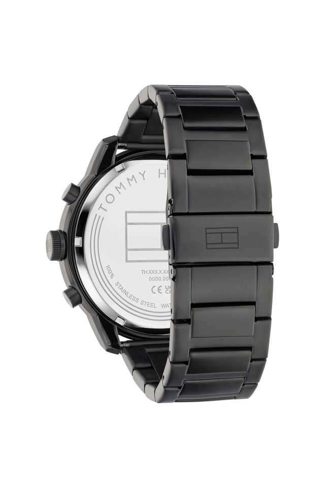 Wild-50-mm-Black-Dial-Stainless-Steel-Analog-Watch-for-Men---TH1792070