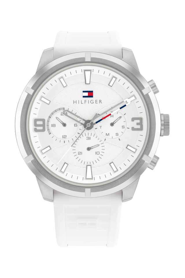 Wild-50-mm-Silver-White-Dial-Silicone-Analog-Watch-for-Men---TH1792072