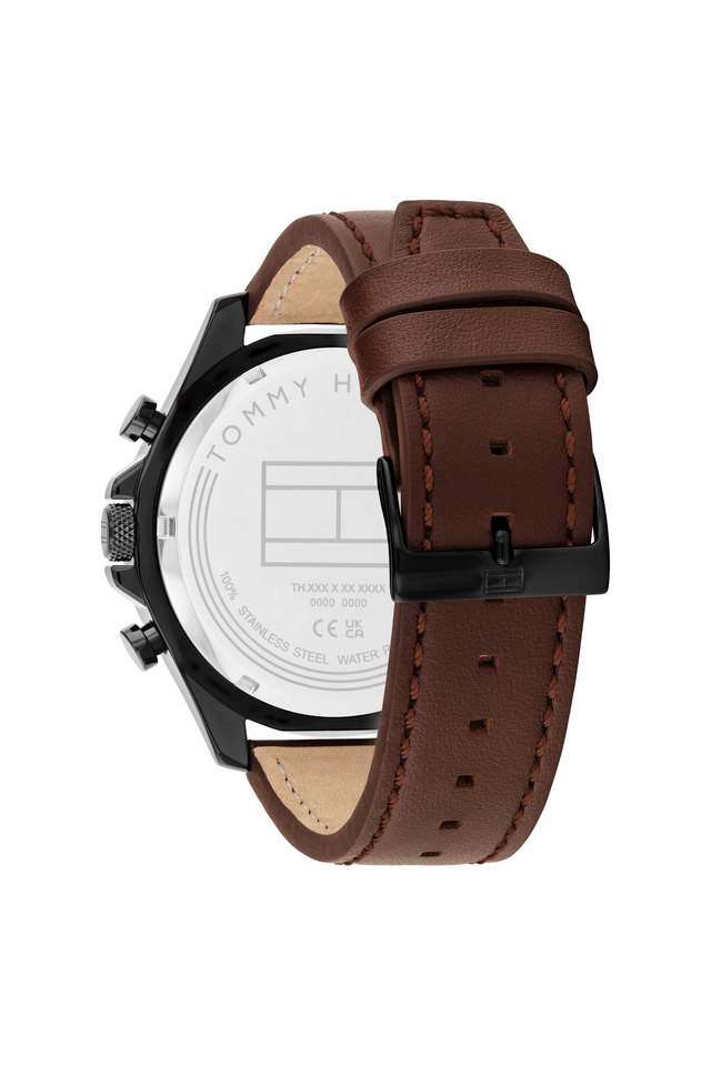 FW24-Drop-2-46-mm-Leather-Black-Dial-Analogue-Wrist-Watch-for-Men---TH1792164