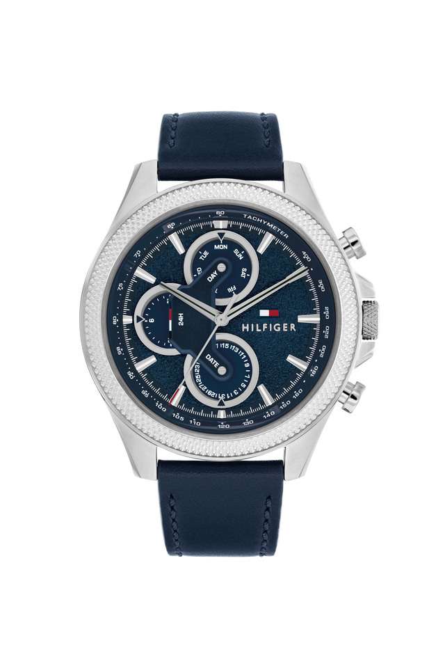 FW24-Drop-2-46-mm-Leather-Blue-Dial-Analogue-Wrist-Watch-for-Men---TH1792165